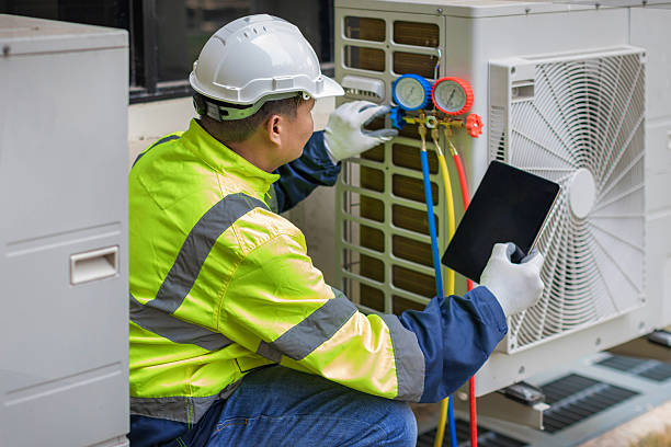 Professional Heat Pump Repair technician working in Delmar, DE